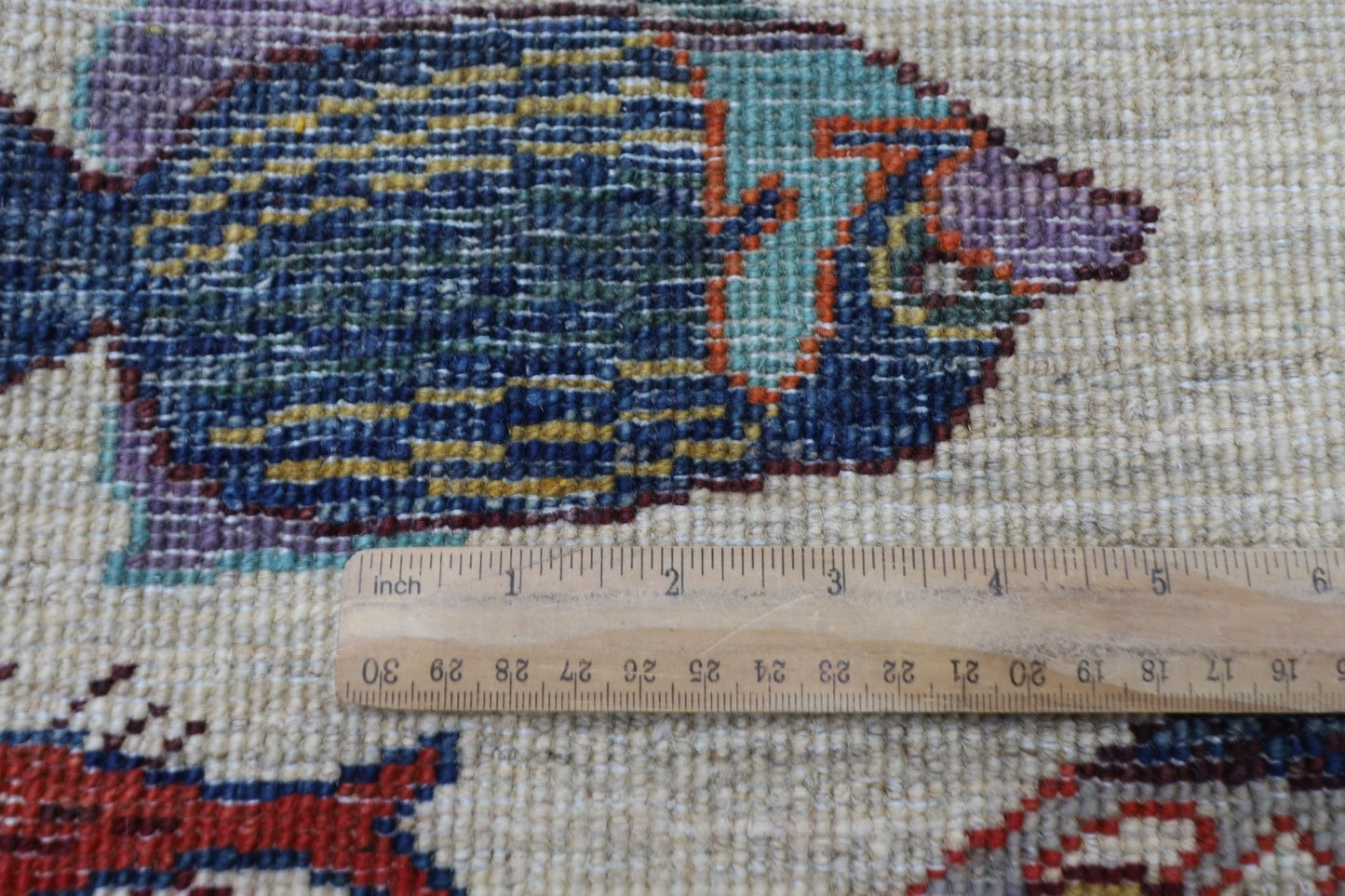 100 x 149 cm | Fish Oriental Area Rug Afghan Hand Knotted Veg Dye Wool carpet - ART WOOL CARPET