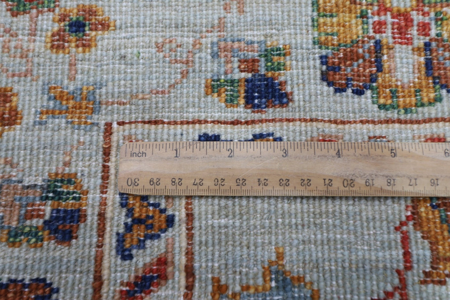 100 x 152 cm | Floral Gray Oriental Area Rug Afghan Hand Knotted Veg Dye Wool carpet - ART WOOL CARPET