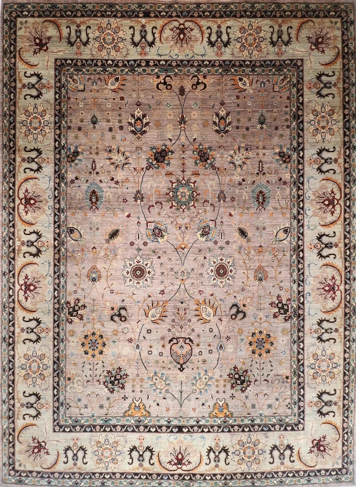 370 x 453 cm | Aryana Afghan Tribal Hand Knotted Carpet