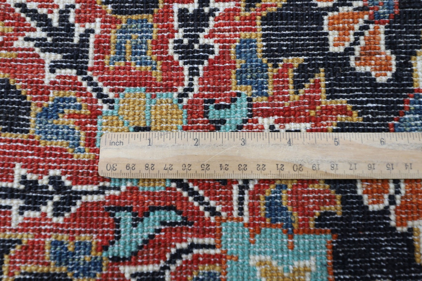 249 x 298 cm | Oriental Green Area Rug Afghan Hand Knotted Veg Dye Wool carpet - ART WOOL CARPET