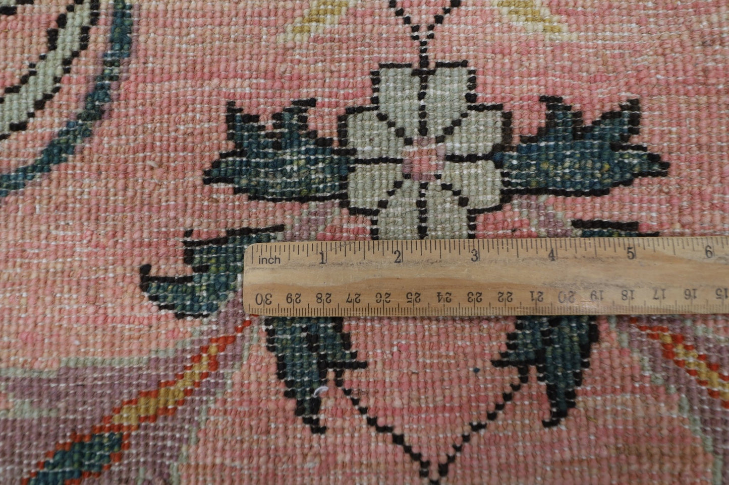 272 x 365 cm | Tribal Pink Large Area Rug Afghan Hand Knotted veg Dye Wool carpet - ART WOOL CARPET