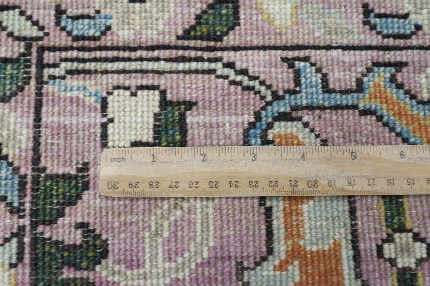 274 x 362 cm | Bidjar Pink Oriental Area Rug Afghan Hand Knotted Veg Dye Wool carpet - ART WOOL CARPET