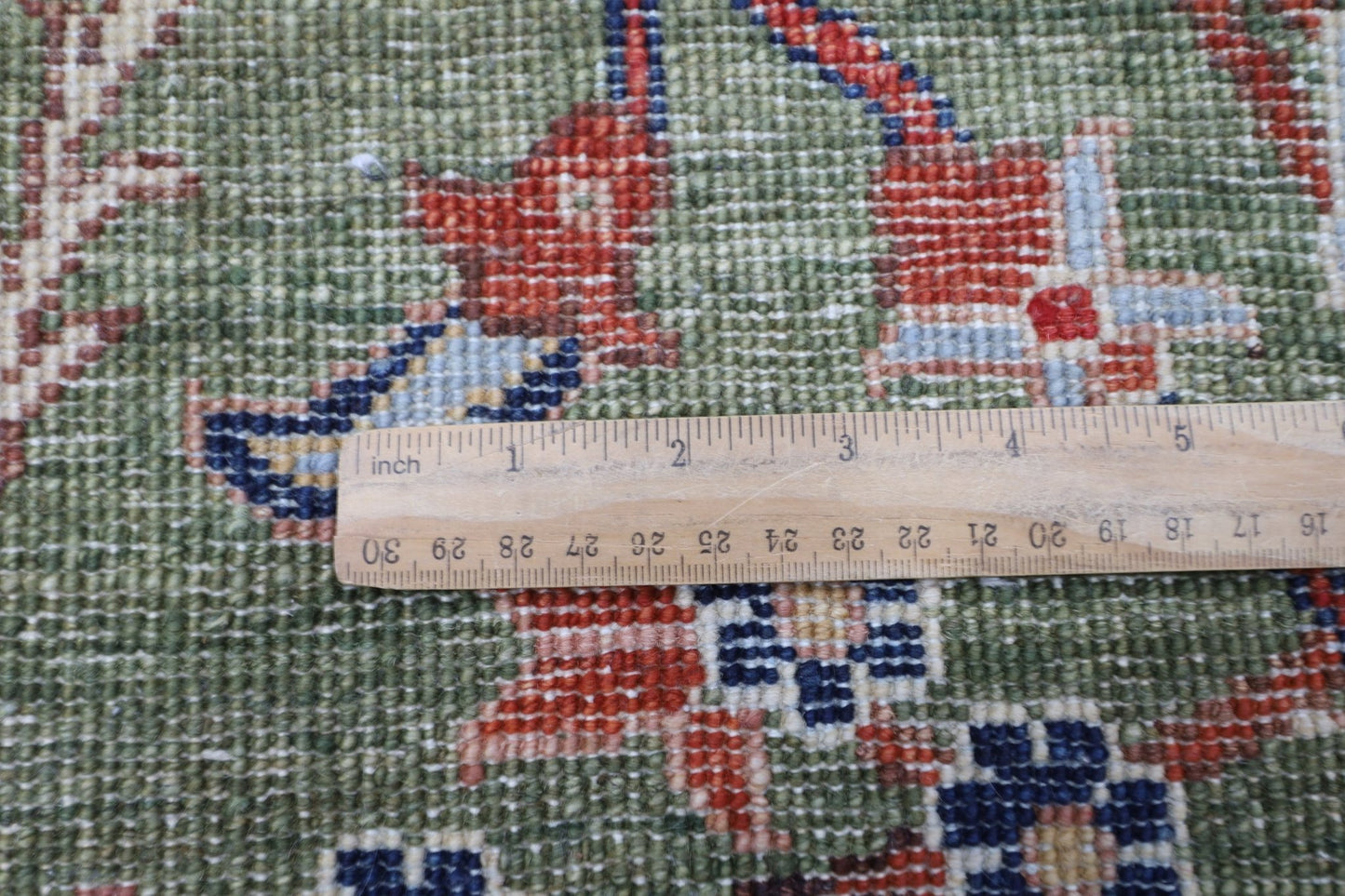 278 x 360 cm | Oriental Bidjar Green Area Rug Afghan Hand Knotted Veg Dye Wool carpet - ART WOOL CARPET