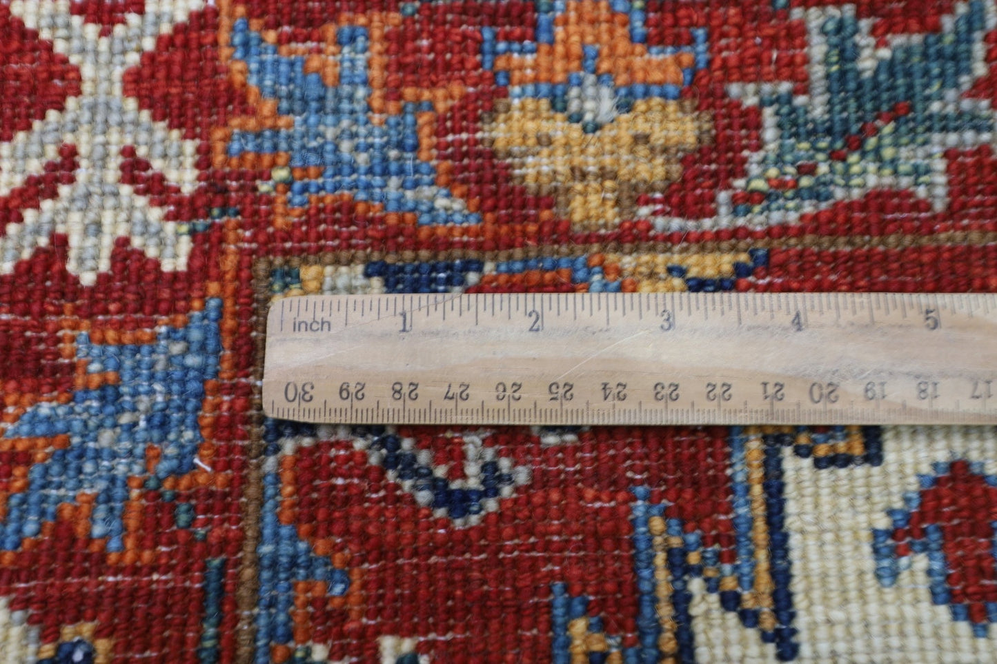 60 x 166 cm | Oriental Waziri Red Runner Rug Afghan Hand Knotted Veg Dye Wool carpet - ART WOOL CARPET