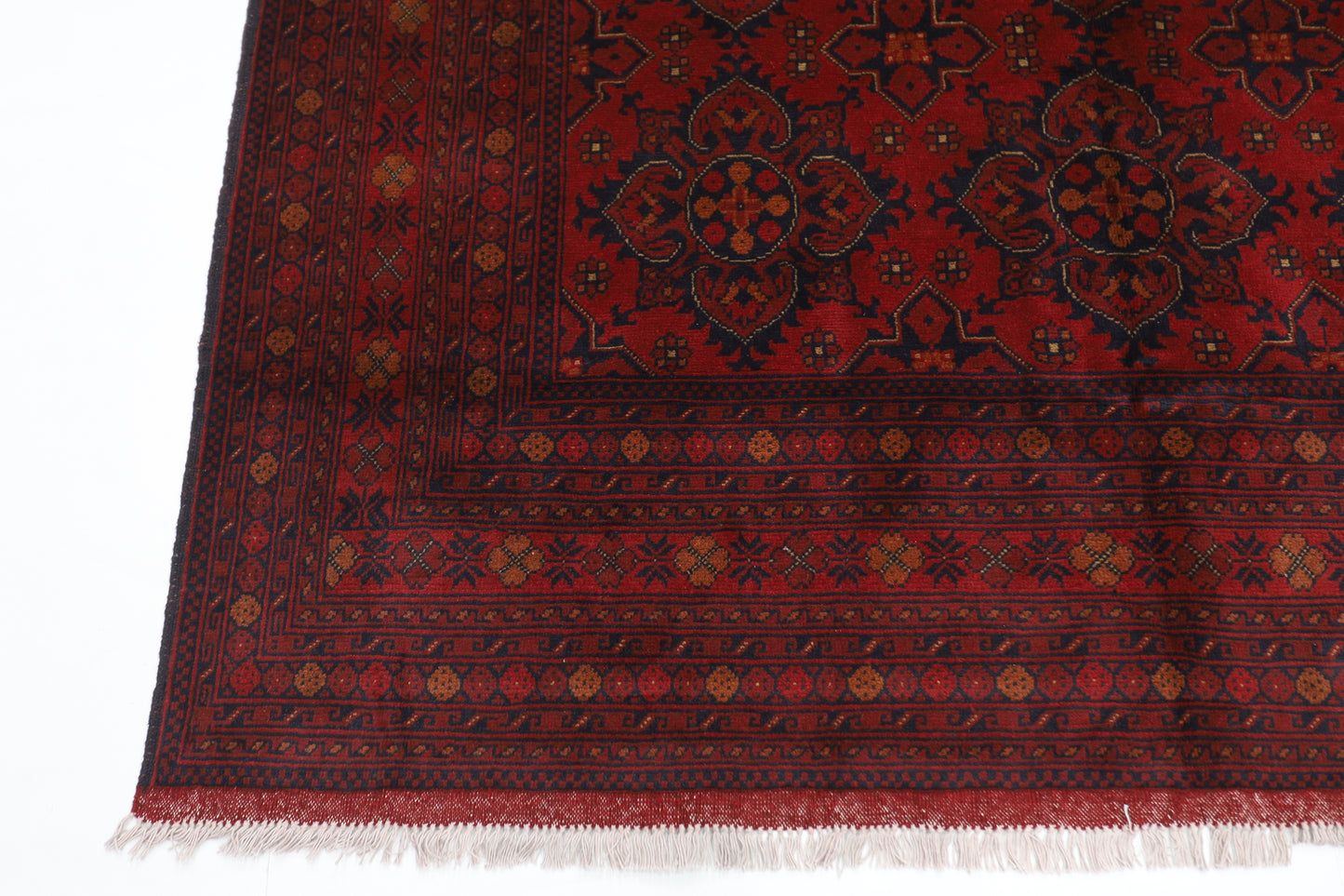 202 x 300 cm | Khal Mohammadi Afghan Tribal Hand Knotted Wool Carpet