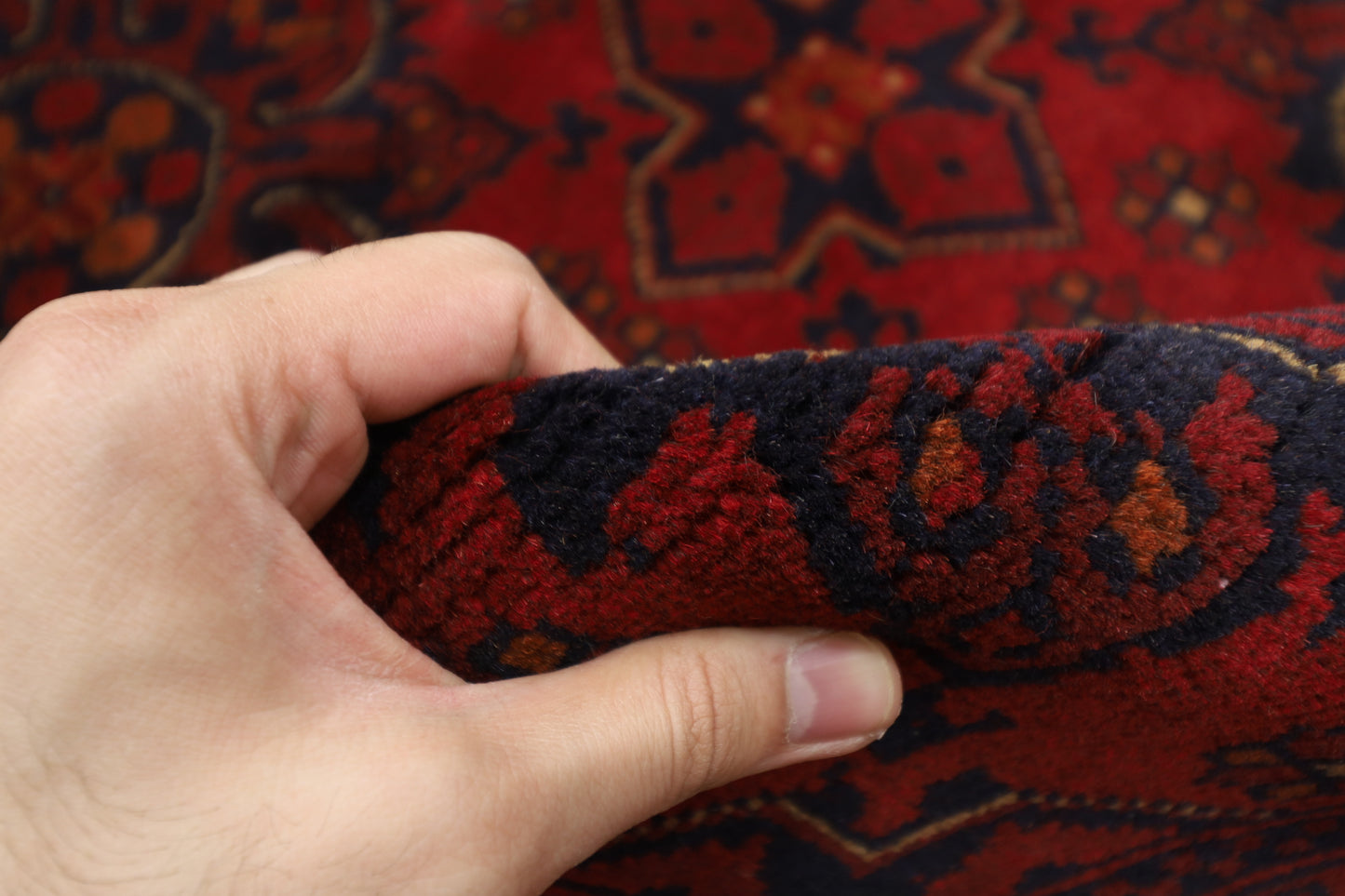202 x 300 cm | Khal Mohammadi Afghan Tribal Hand Knotted Wool Carpet