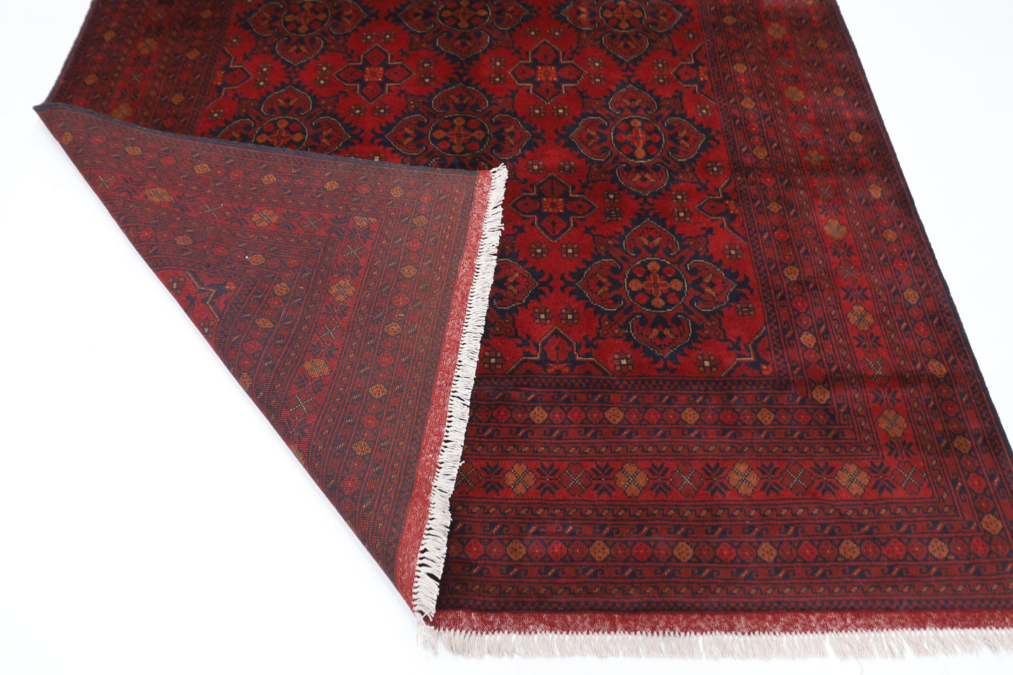 202 x 300 cm | Khal Mohammadi Afghan Tribal Hand Knotted Wool Carpet
