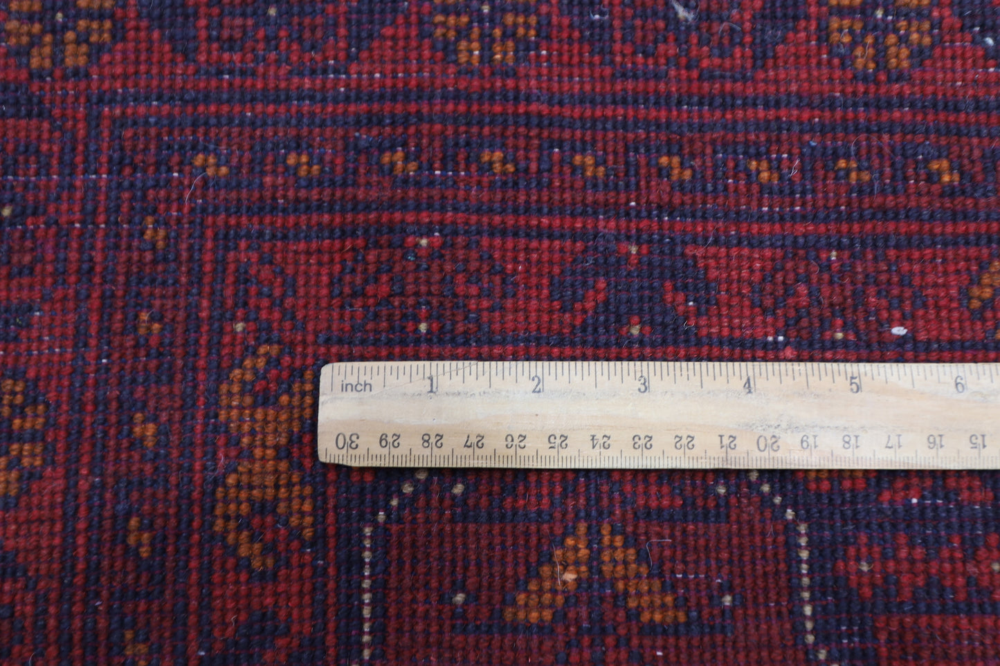 197 x 298 cm | Khal Mohammadi Afghan Tribal Hand Knotted Wool Carpet