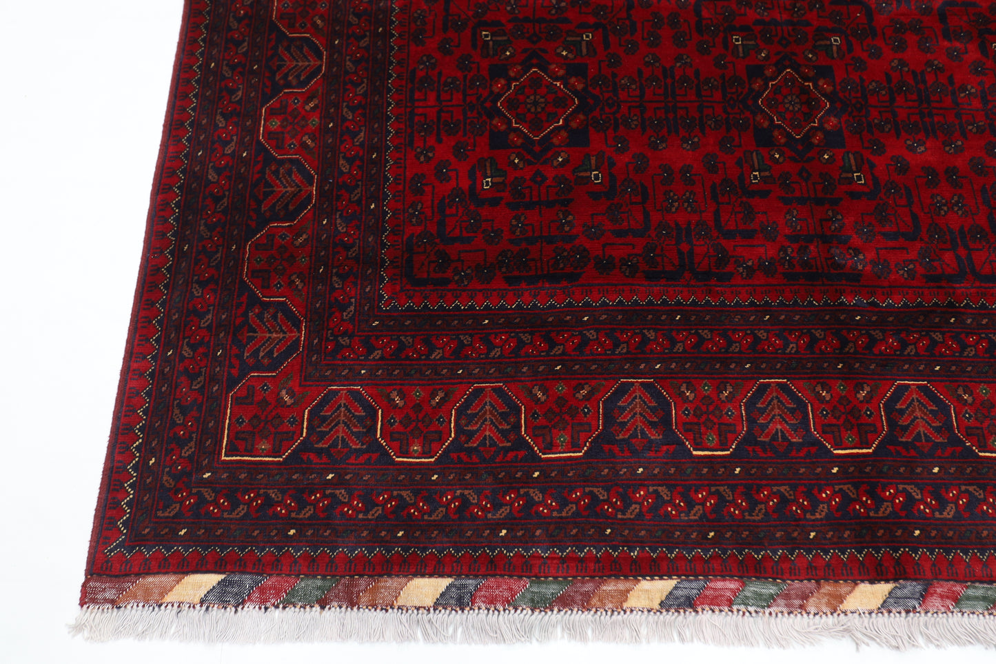 208 x 307 cm | Khamiyab Afghan Tribal Hand Knotted Wool Carpet