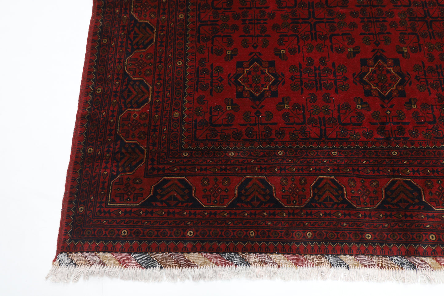 203 x 305 cm | Khal Mohammadi Afghan Tribal Hand Knotted Wool Carpet