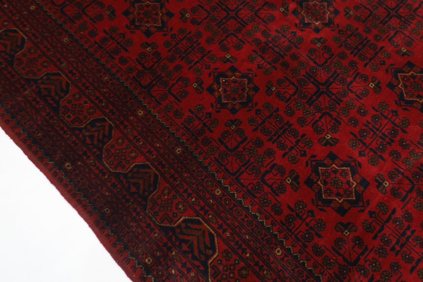 203 x 305 cm | Khal Mohammadi Afghan Tribal Hand Knotted Wool Carpet