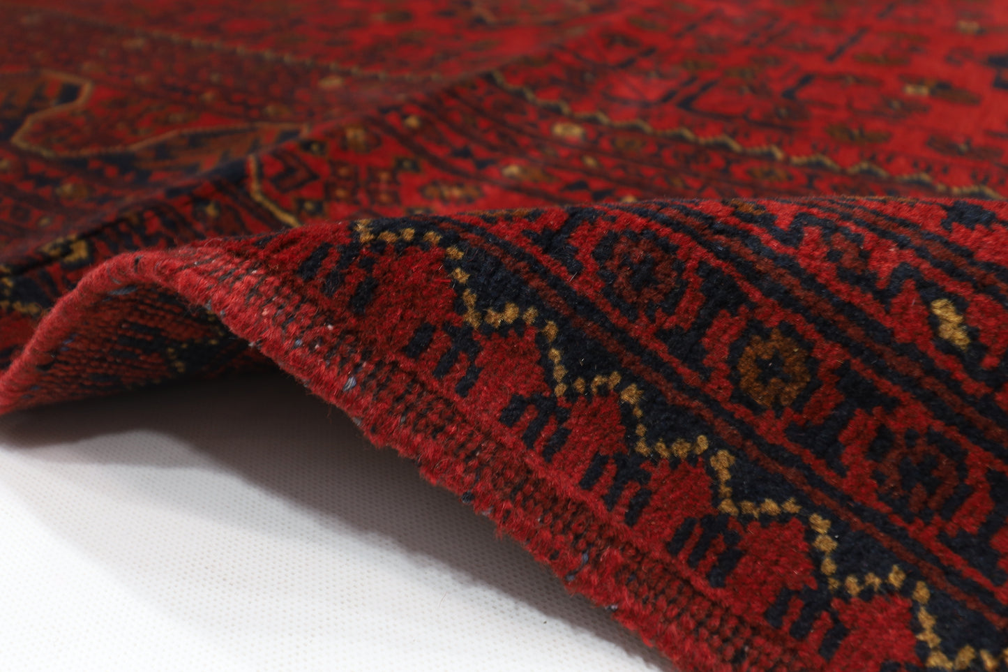 203 x 305 cm | Khal Mohammadi Afghan Tribal Hand Knotted Wool Carpet