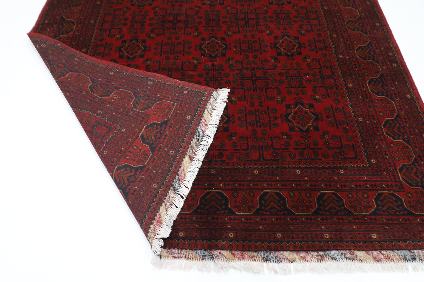 203 x 305 cm | Khal Mohammadi Afghan Tribal Hand Knotted Wool Carpet
