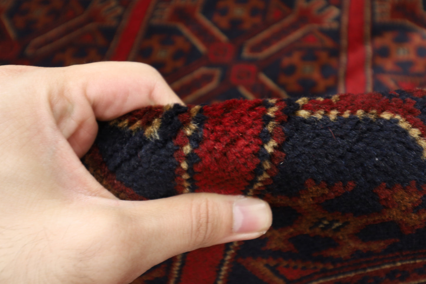 204 x 302 cm | Khal Mohammadi Afghan Tribal Hand Knotted Wool Carpet