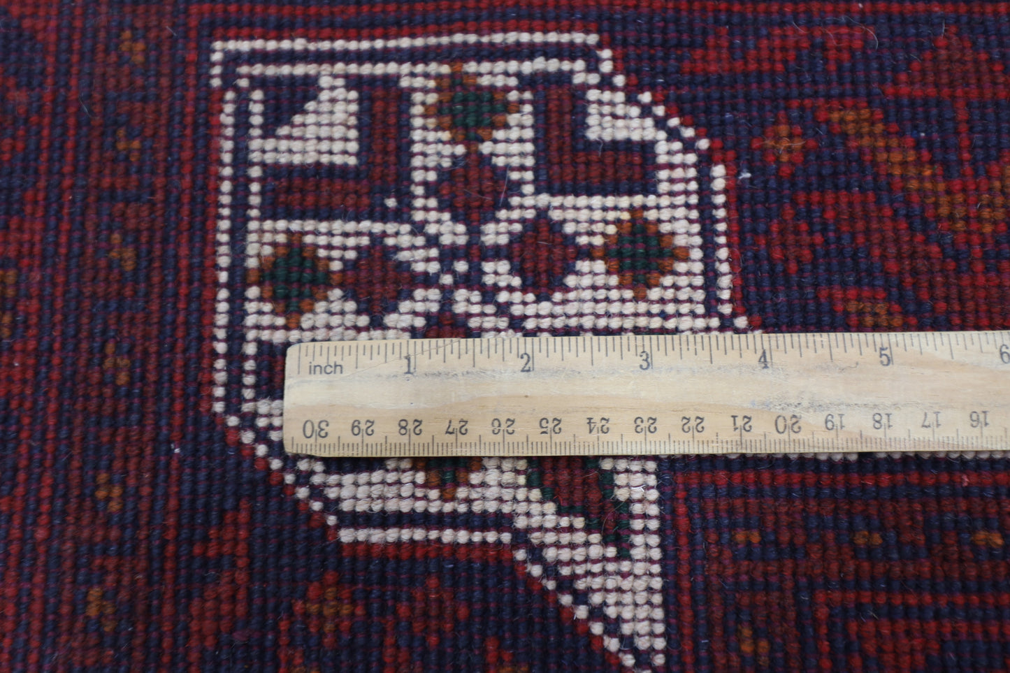 203 x 303 cm | Beige Khal Mohammadi Afghan Tribal Hand Knotted Wool Carpet