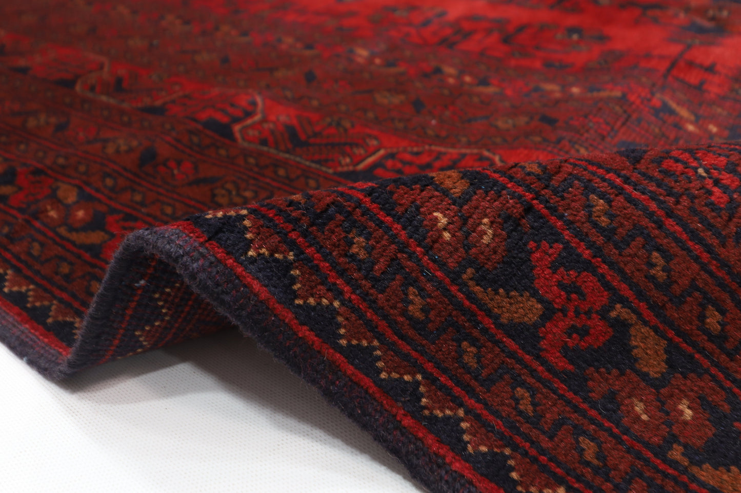 254 x 344 cm | Khal Mohammadi Afghan Tribal Hand Knotted Wool Carpet