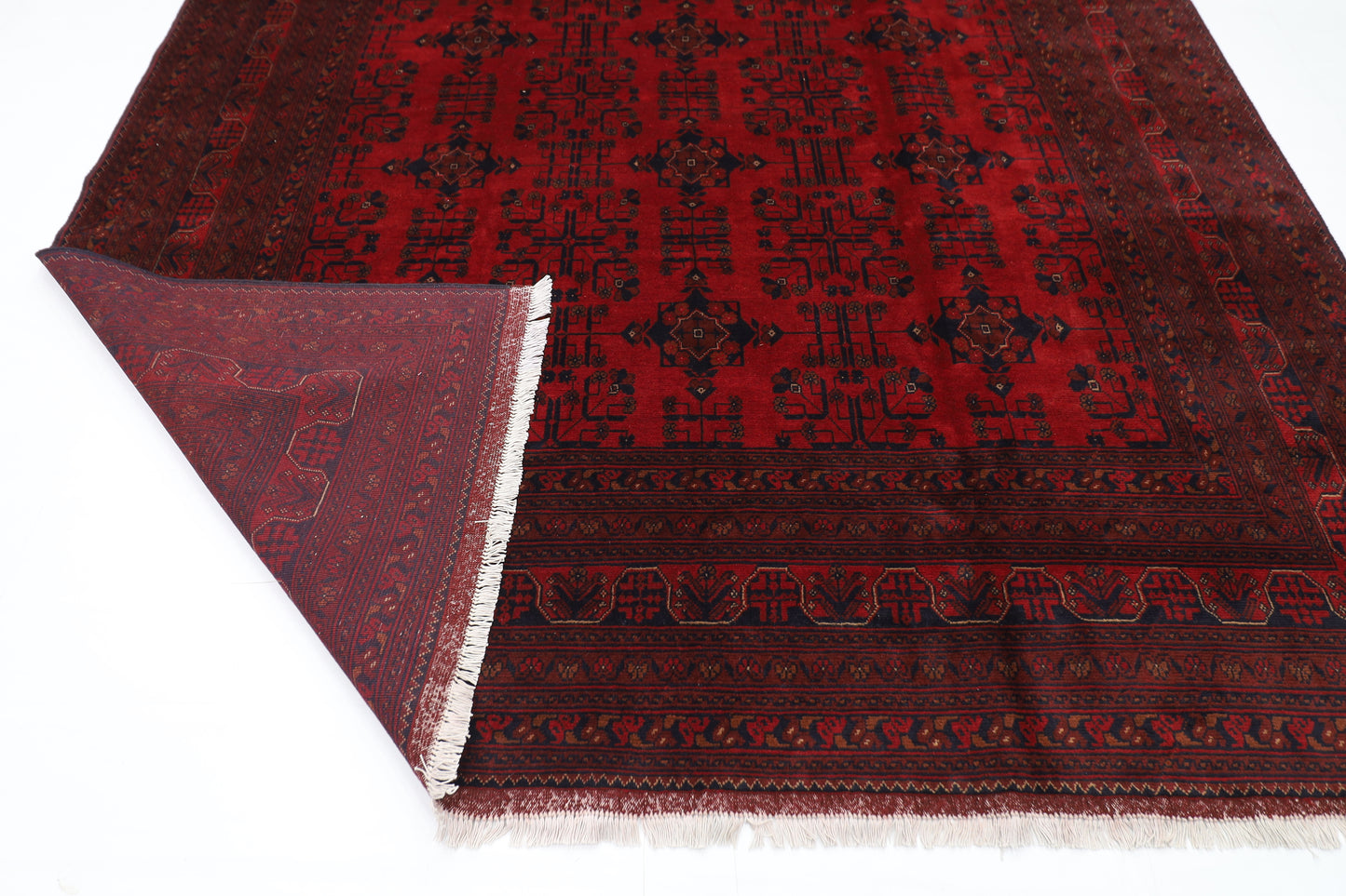 254 x 344 cm | Khal Mohammadi Afghan Tribal Hand Knotted Wool Carpet