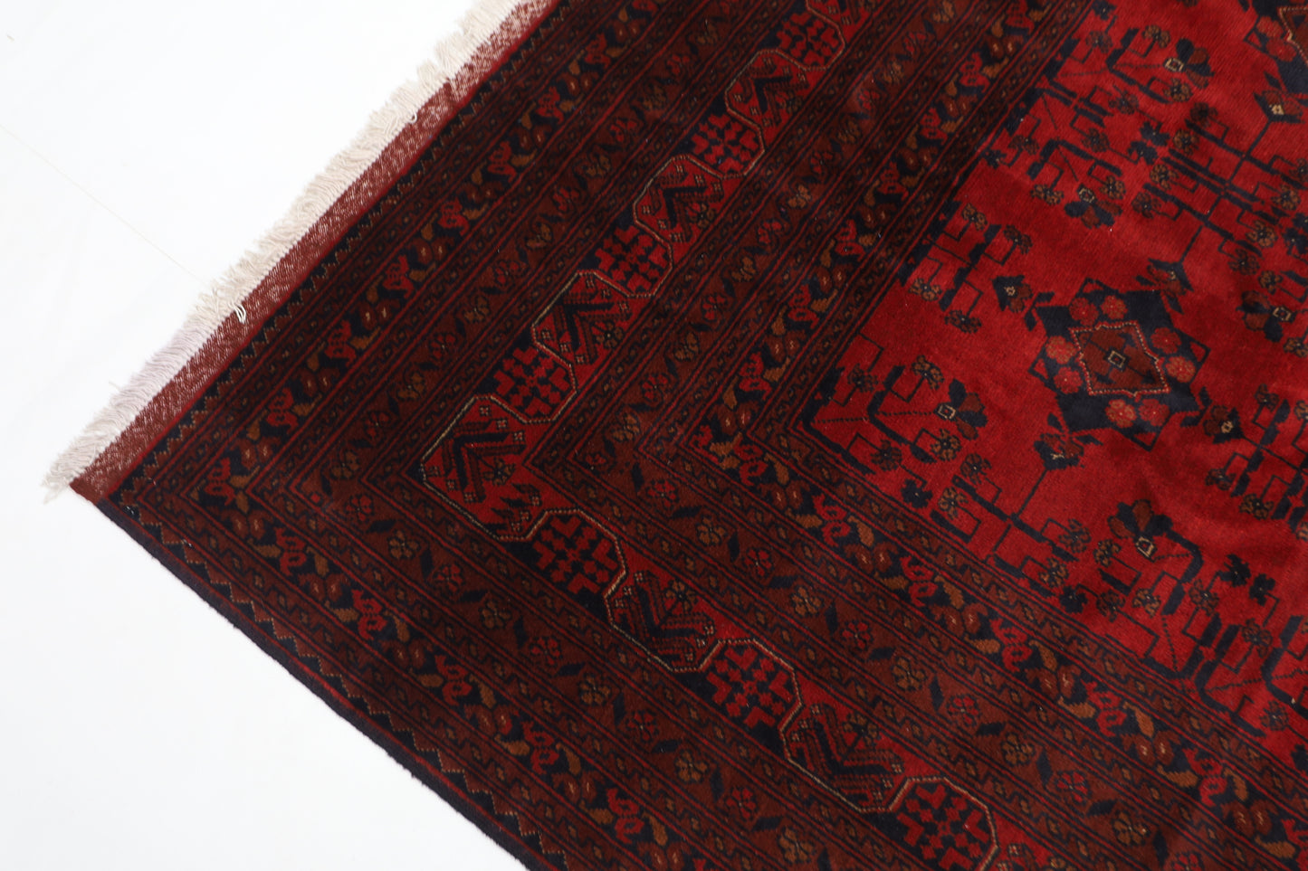 254 x 344 cm | Khal Mohammadi Afghan Tribal Hand Knotted Wool Carpet