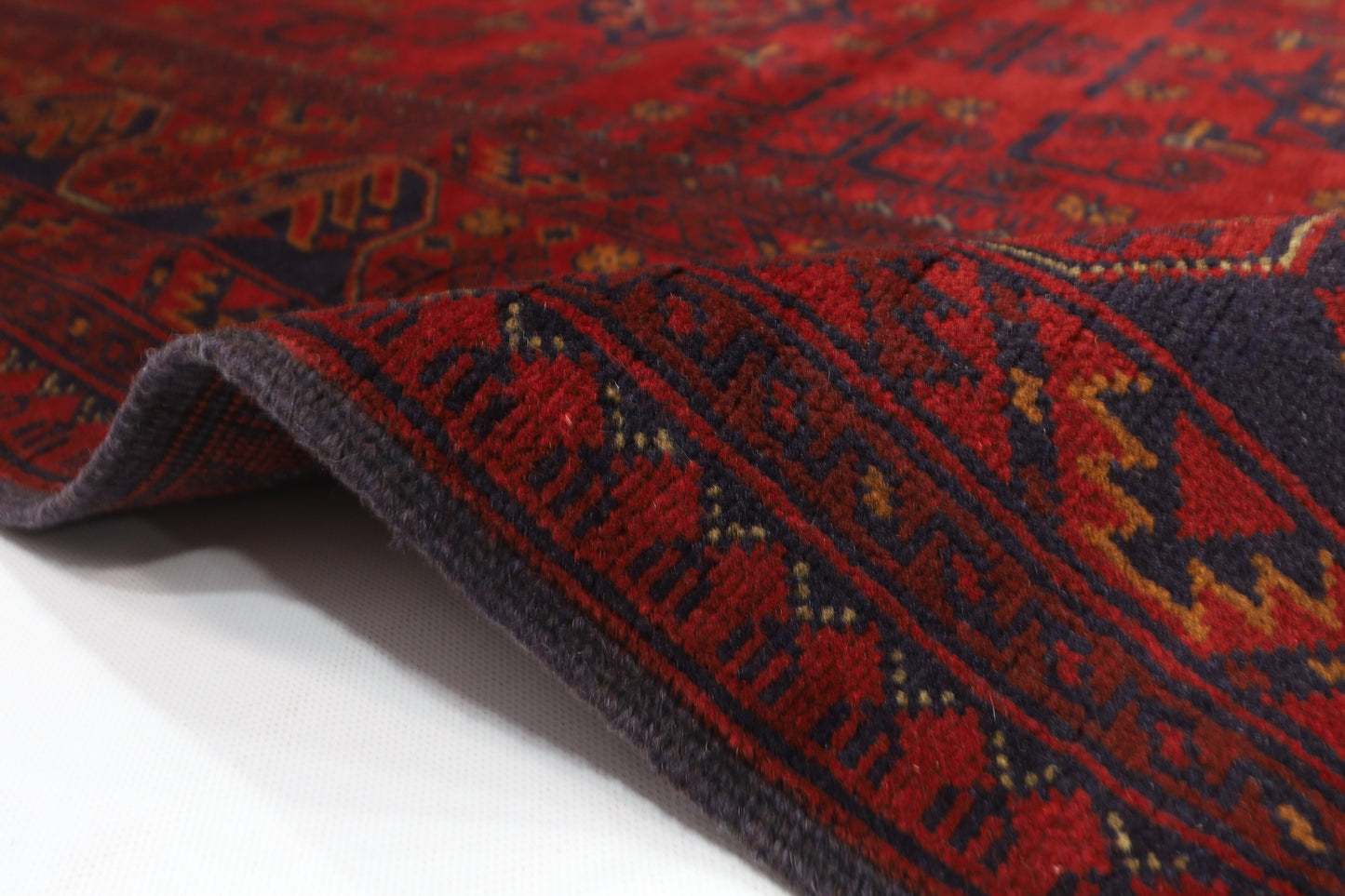 208 x 304 cm | Khal Mohammadi Afghan Tribal Hand Knotted Wool Carpet