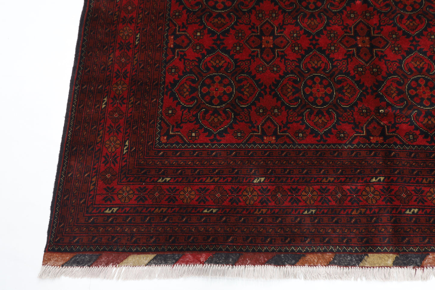 203 x 303 cm | Khal Mohammadi Afghan Tribal Hand Knotted Wool Carpet