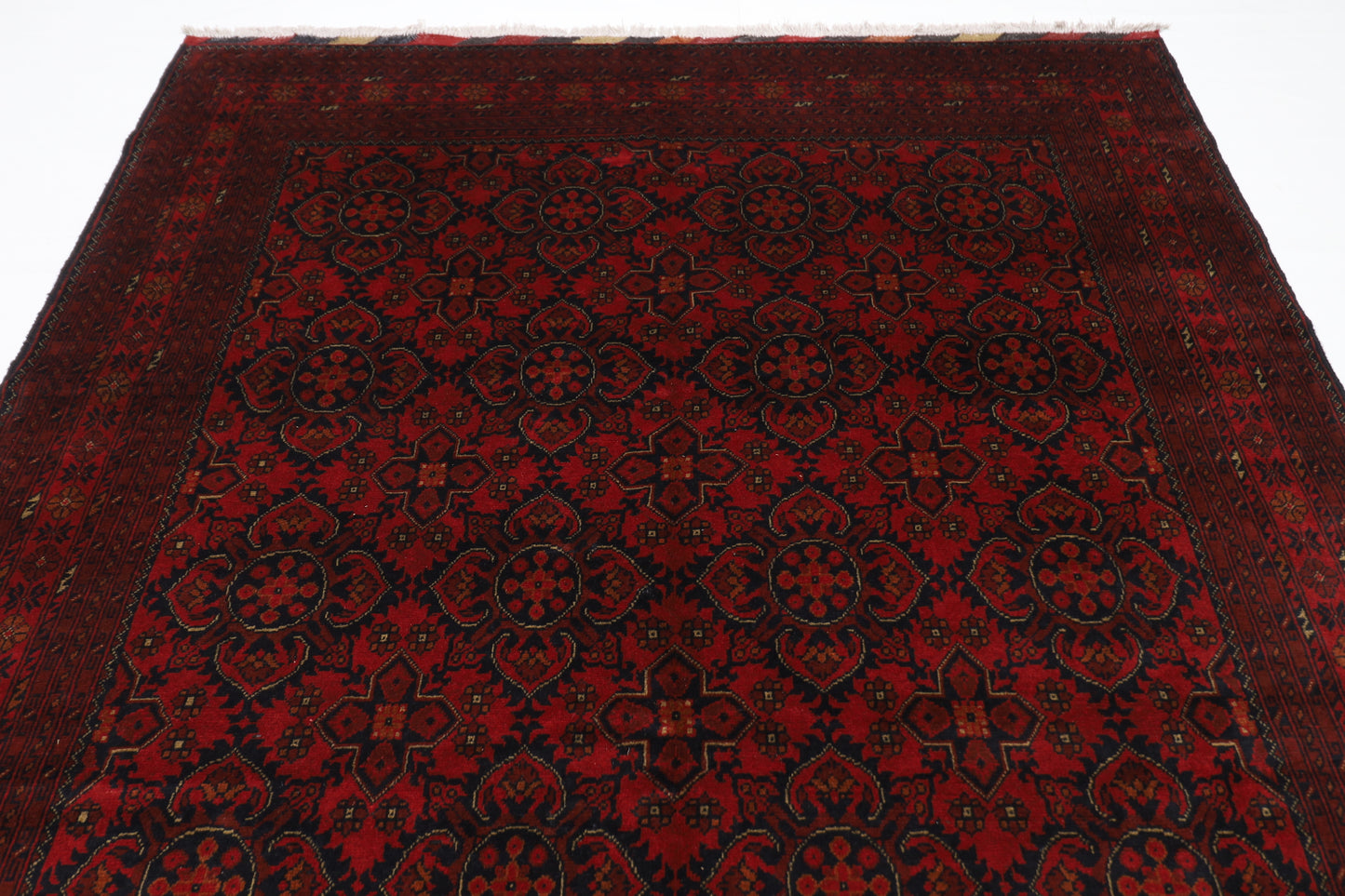 203 x 303 cm | Khal Mohammadi Afghan Tribal Hand Knotted Wool Carpet