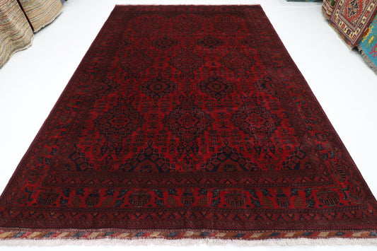 250 x 368 cm | Khal Mohammadi Afghan Tribal Hand Knotted Wool Carpet