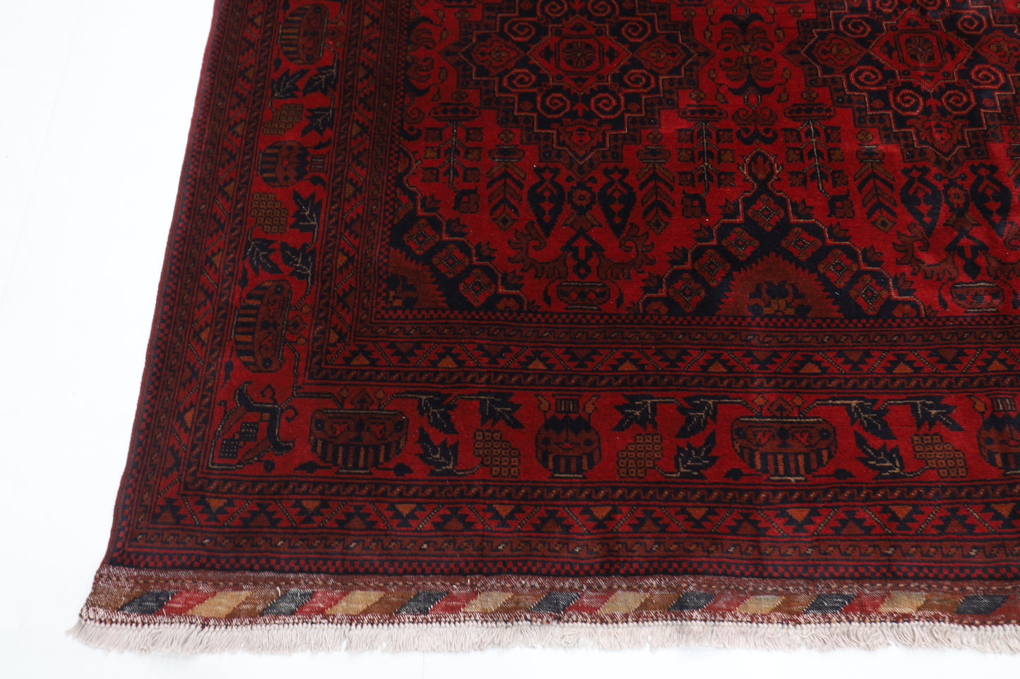 250 x 368 cm | Khal Mohammadi Afghan Tribal Hand Knotted Wool Carpet