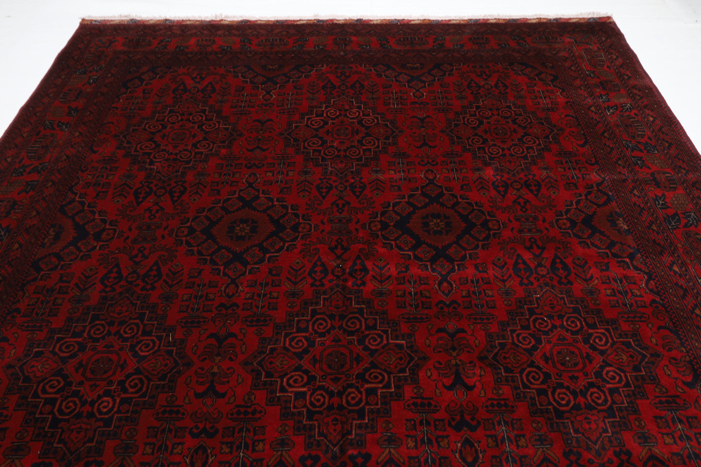 250 x 368 cm | Khal Mohammadi Afghan Tribal Hand Knotted Wool Carpet