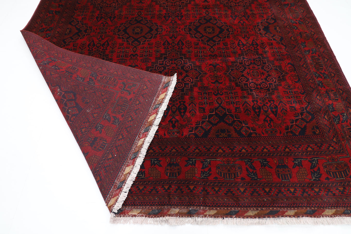 250 x 368 cm | Khal Mohammadi Afghan Tribal Hand Knotted Wool Carpet