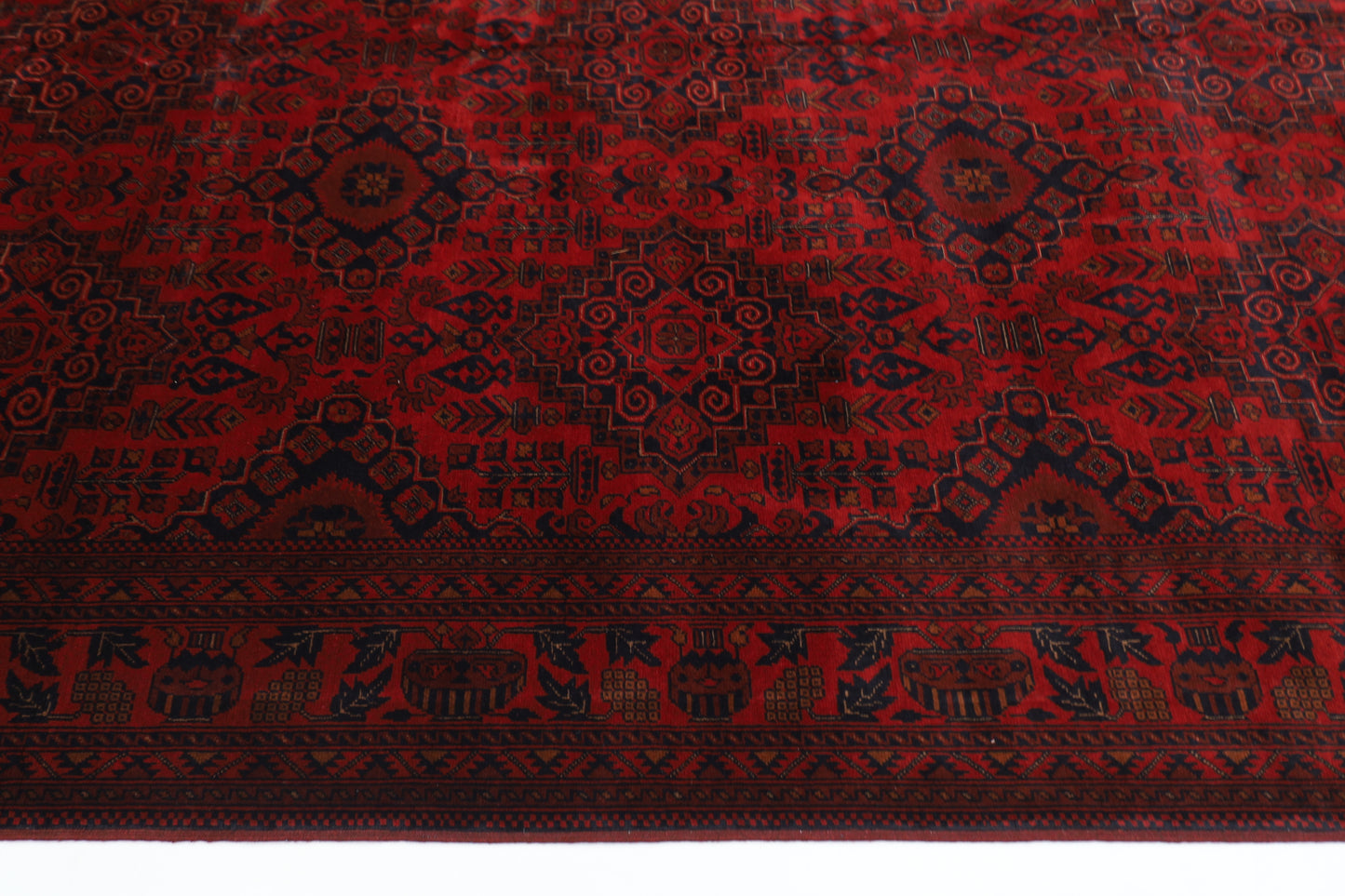 250 x 368 cm | Khal Mohammadi Afghan Tribal Hand Knotted Wool Carpet