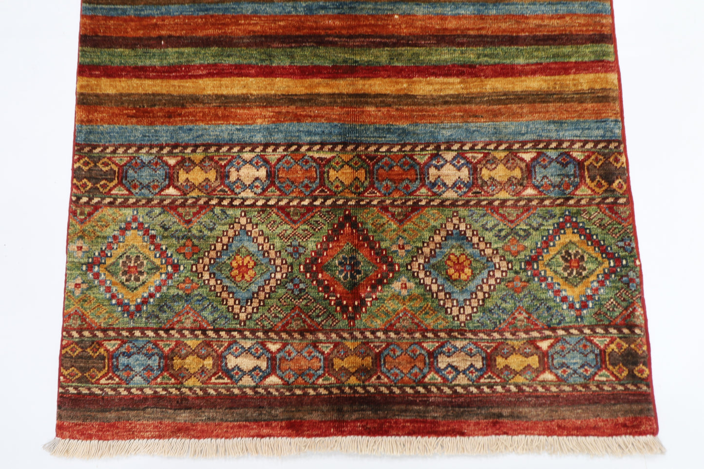 83 x 120 cm | Khorjun Afghan Tribal Hand Knotted Carpet