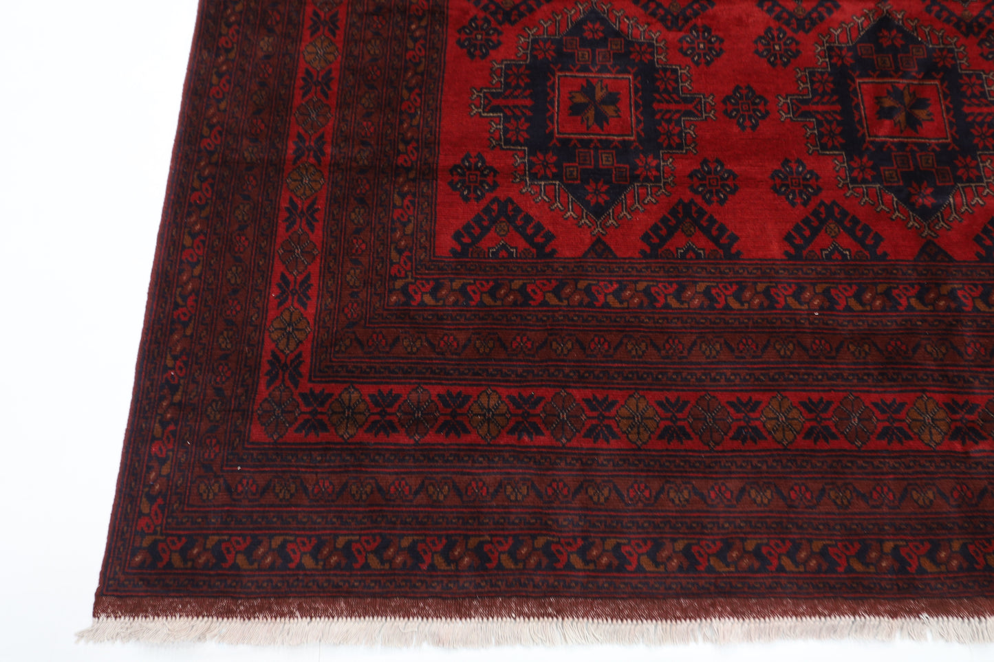 250 x 351 cm | Khal Mohammadi Afghan Tribal Hand Knotted Wool Carpet