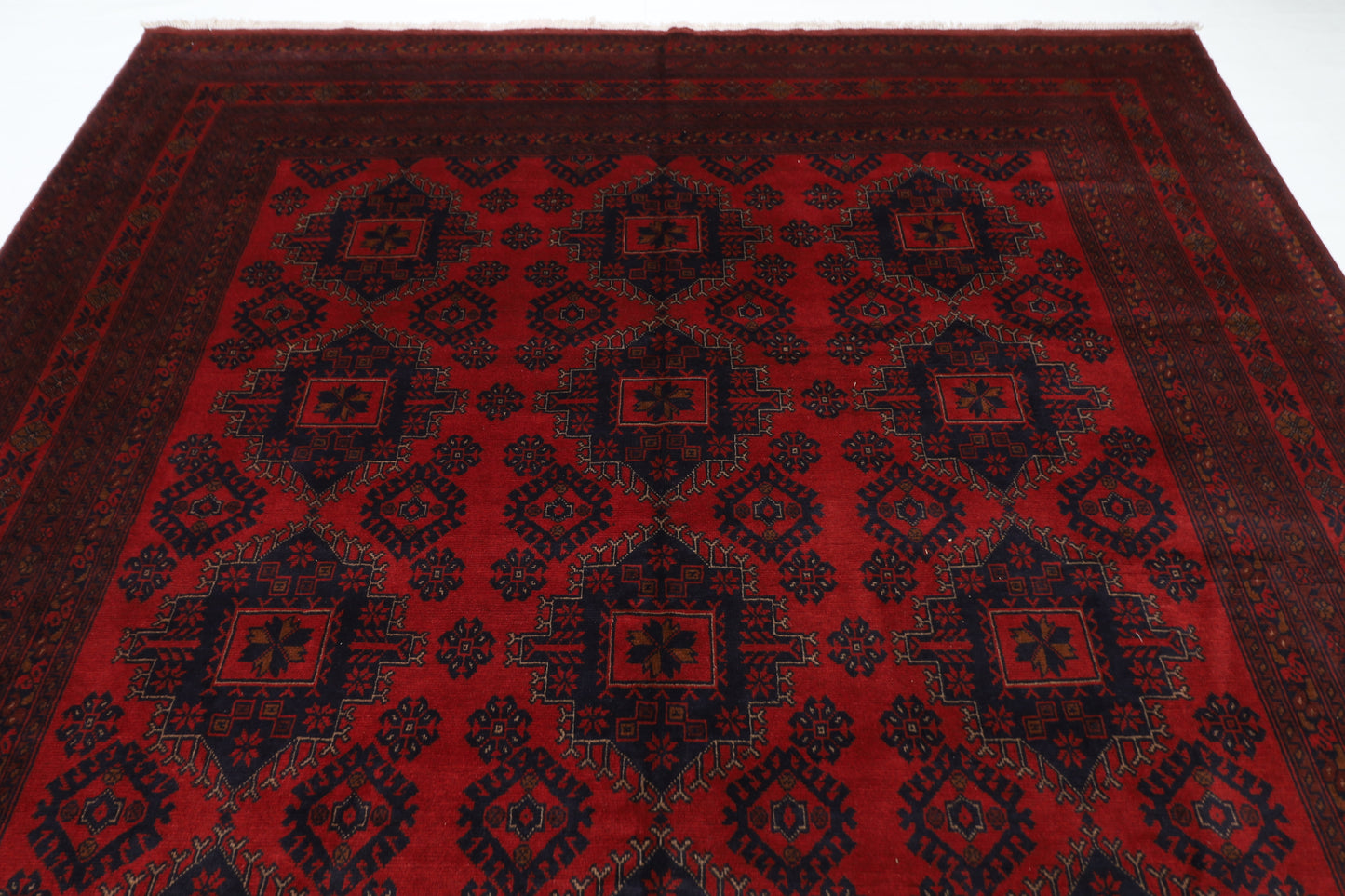 250 x 351 cm | Khal Mohammadi Afghan Tribal Hand Knotted Wool Carpet