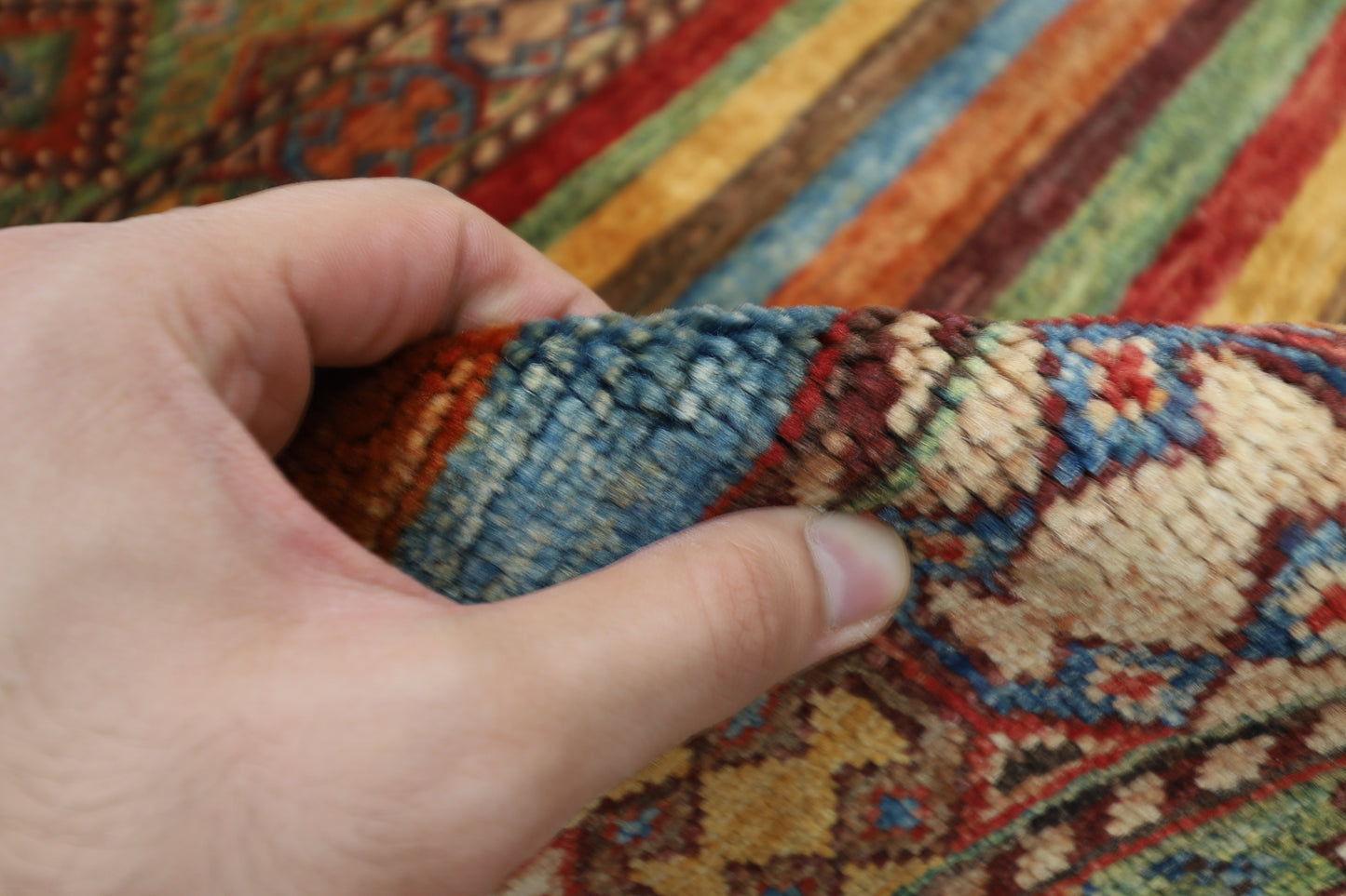 83 x 120 cm | Khorjun Afghan Tribal Hand Knotted Carpet