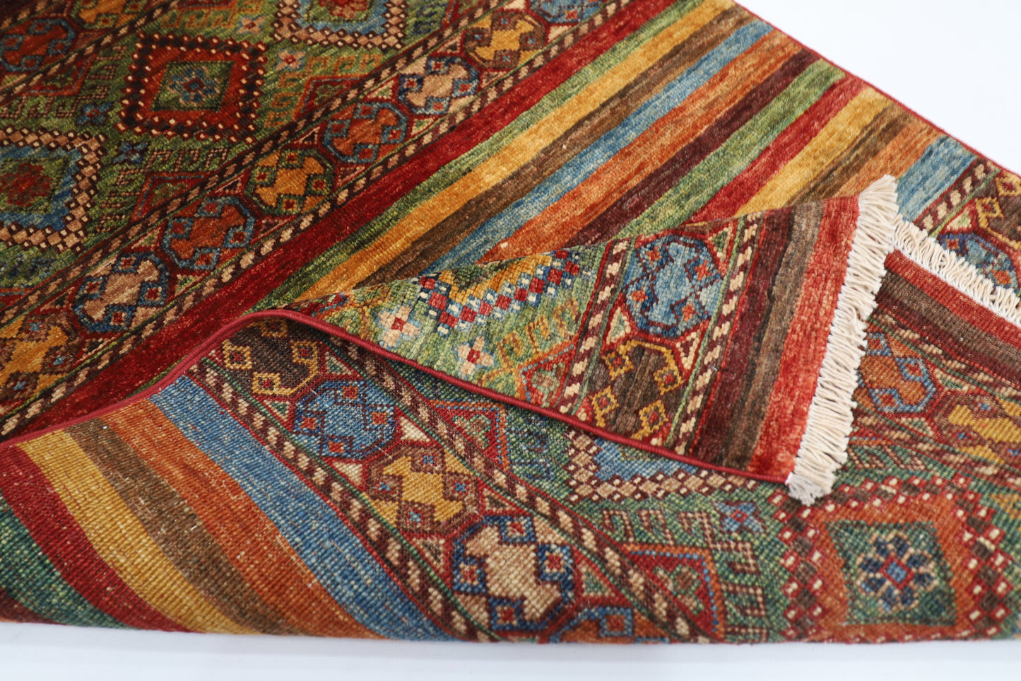 83 x 120 cm | Khorjun Afghan Tribal Hand Knotted Carpet