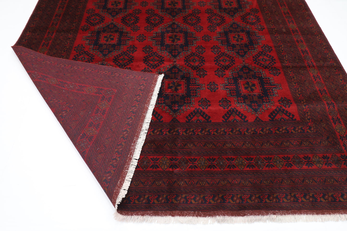 250 x 351 cm | Khal Mohammadi Afghan Tribal Hand Knotted Wool Carpet
