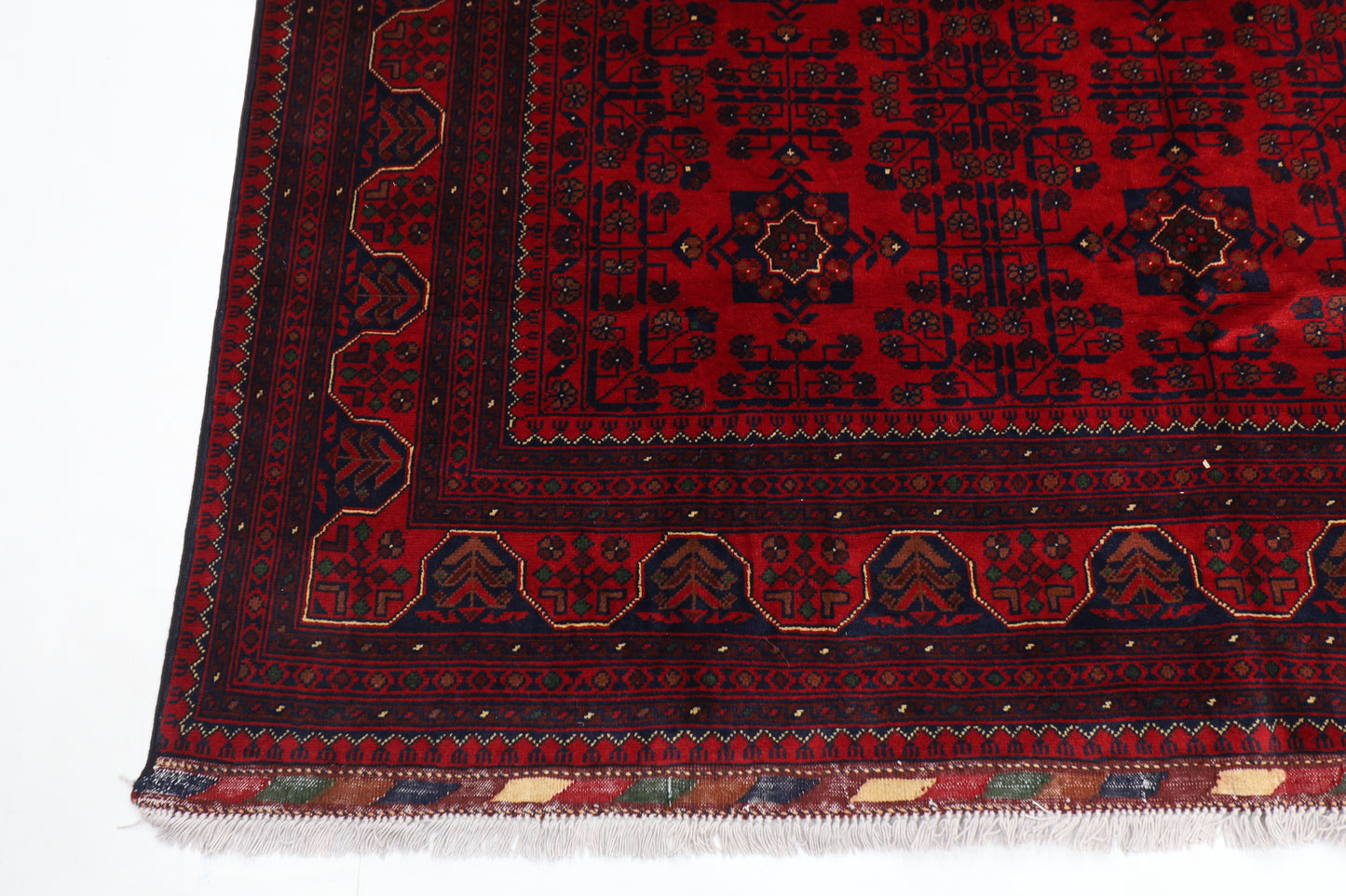 205 x 316 cm | Khamiyab Afghan Tribal Hand Knotted Wool Carpet