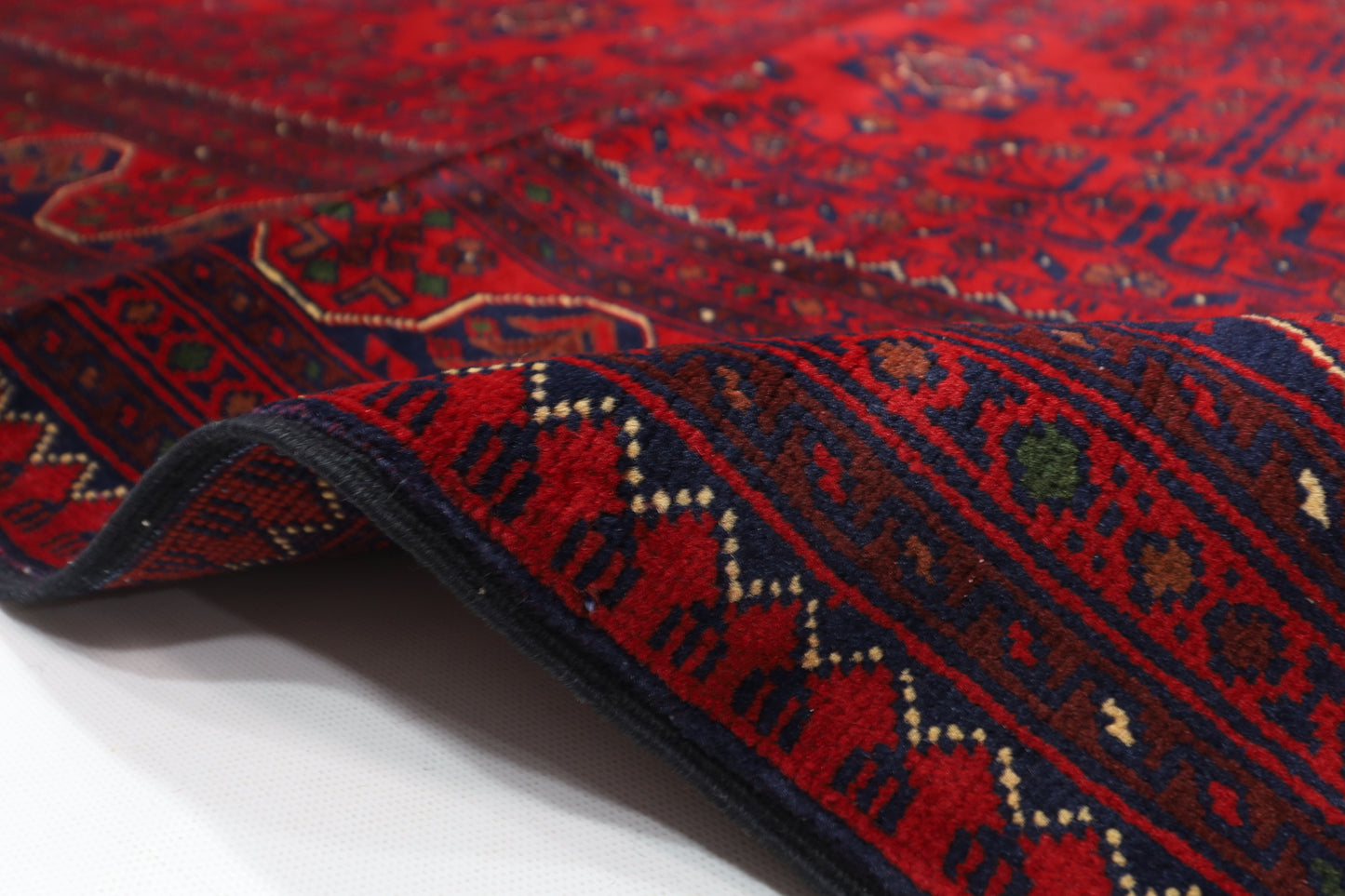 205 x 316 cm | Khamiyab Afghan Tribal Hand Knotted Wool Carpet