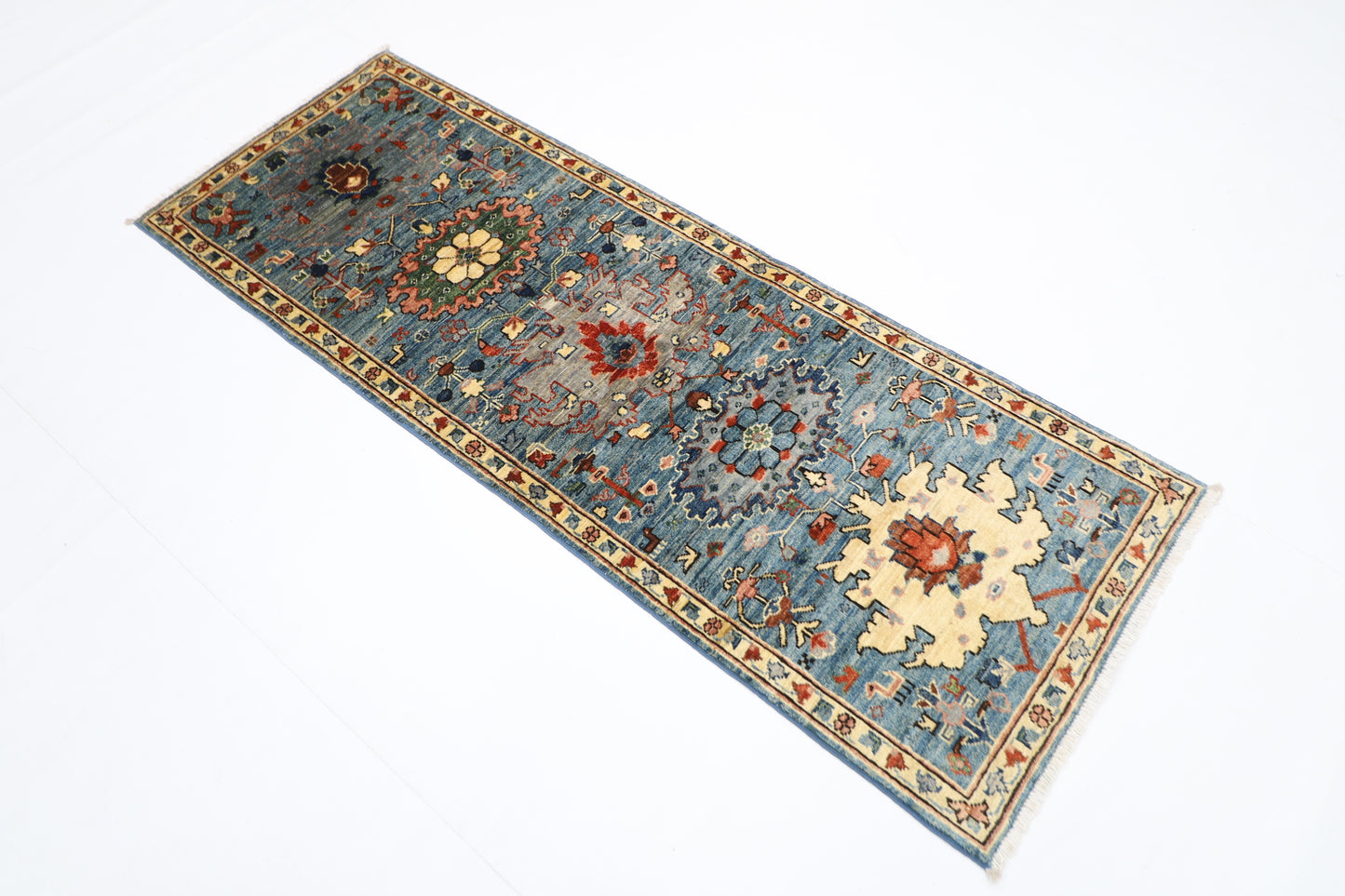 65 x 180 cm | Aryana Afghan Tribal Hand Knotted Runner