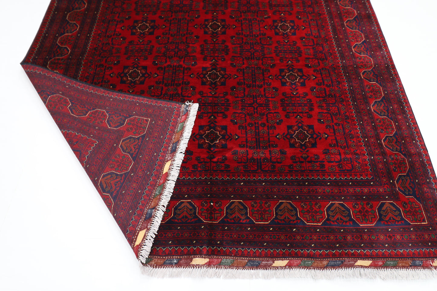 205 x 316 cm | Khamiyab Afghan Tribal Hand Knotted Wool Carpet