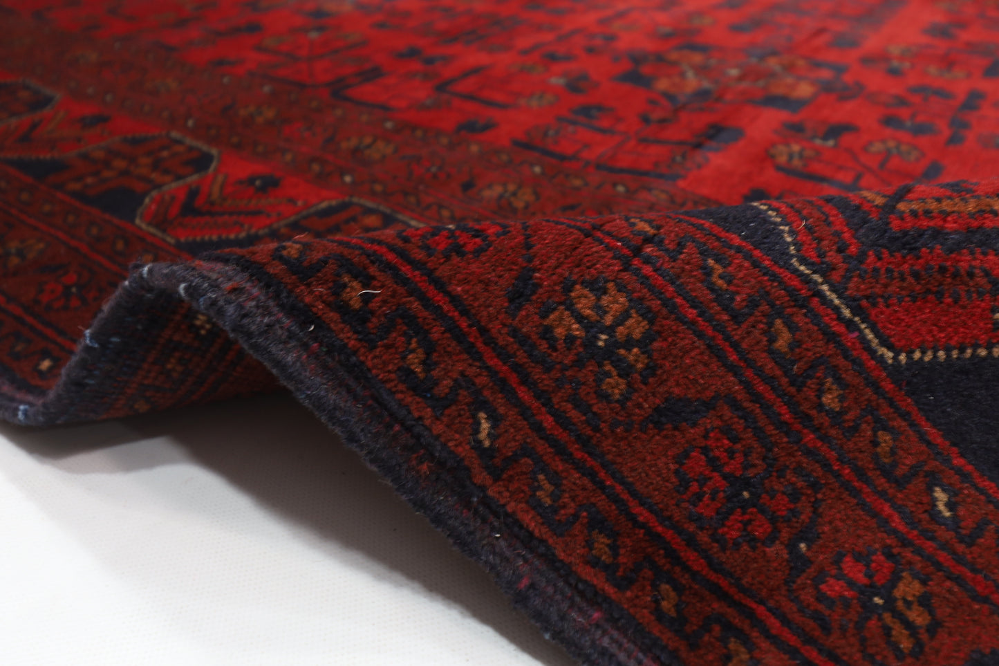 203 x 304 cm | Khal Mohammadi Afghan Tribal Hand Knotted Wool Carpet