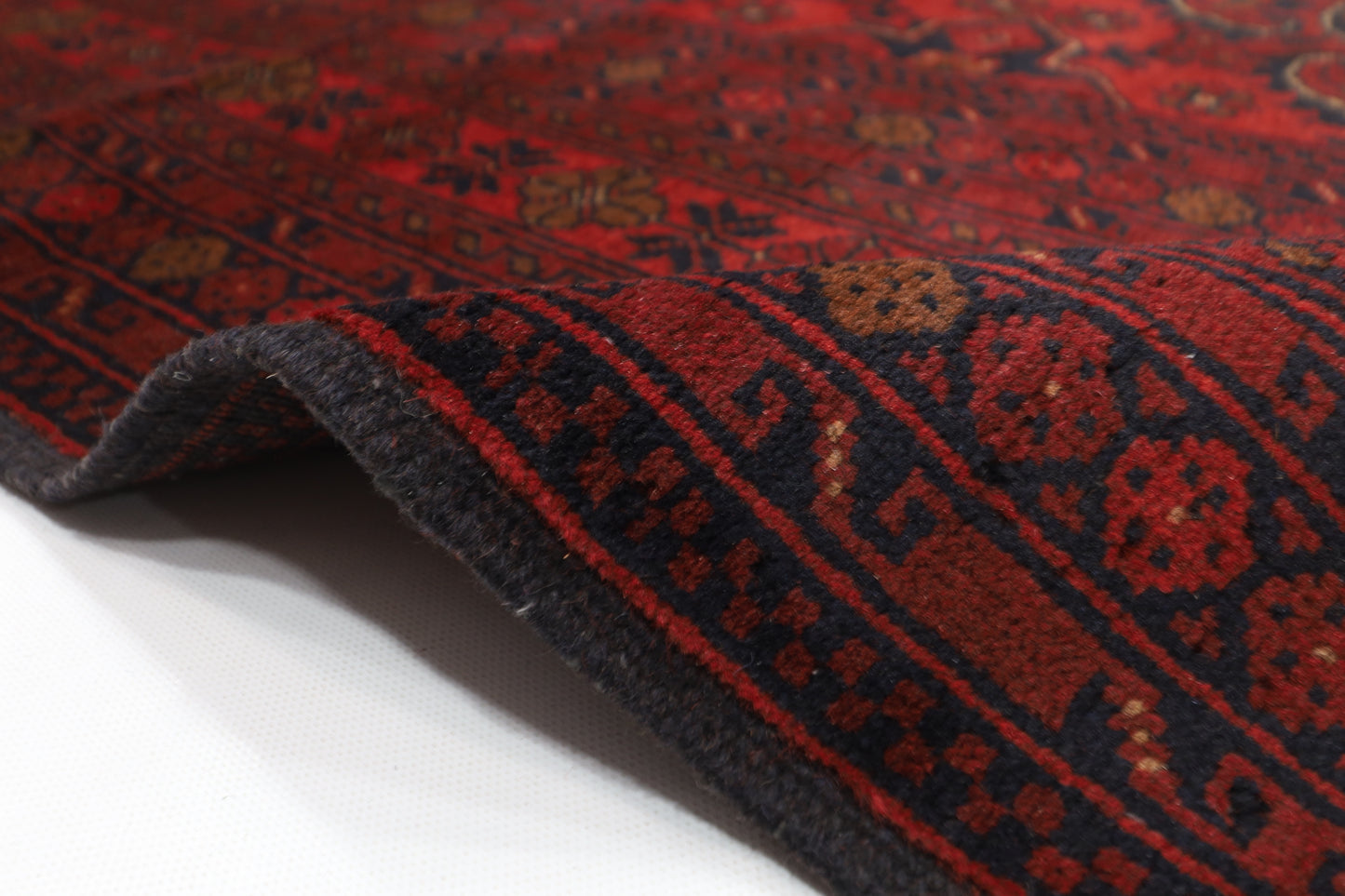 202 x 307 cm | Khal Mohammadi Afghan Tribal Hand Knotted Wool Carpet
