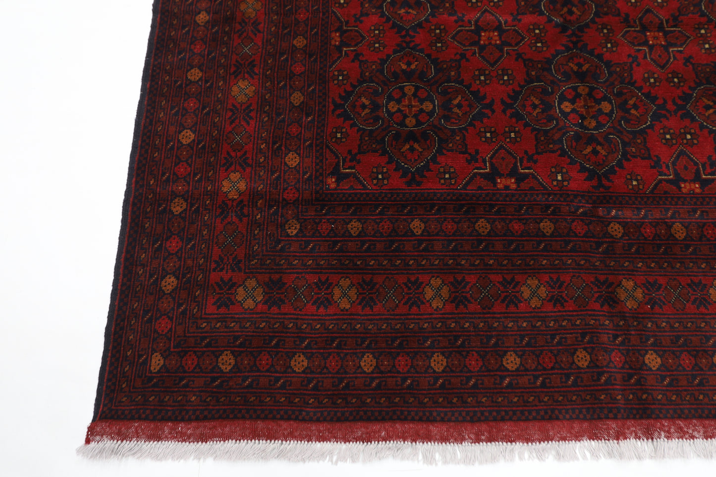 203 x 299 cm | Khal Mohammadi Afghan Tribal Hand Knotted Wool Carpet