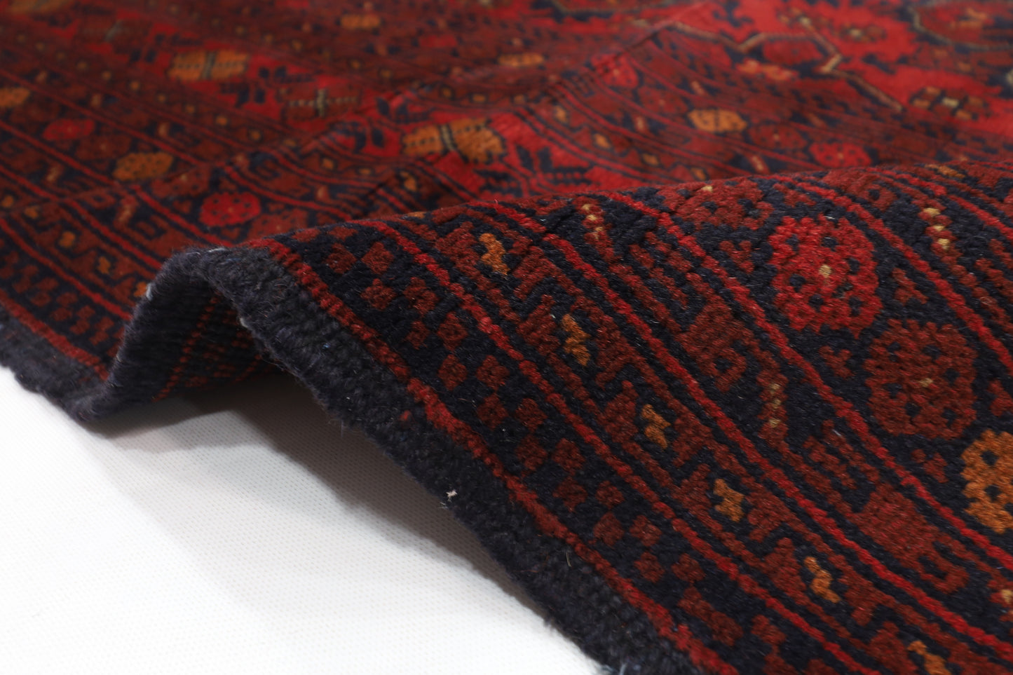 203 x 299 cm | Khal Mohammadi Afghan Tribal Hand Knotted Wool Carpet