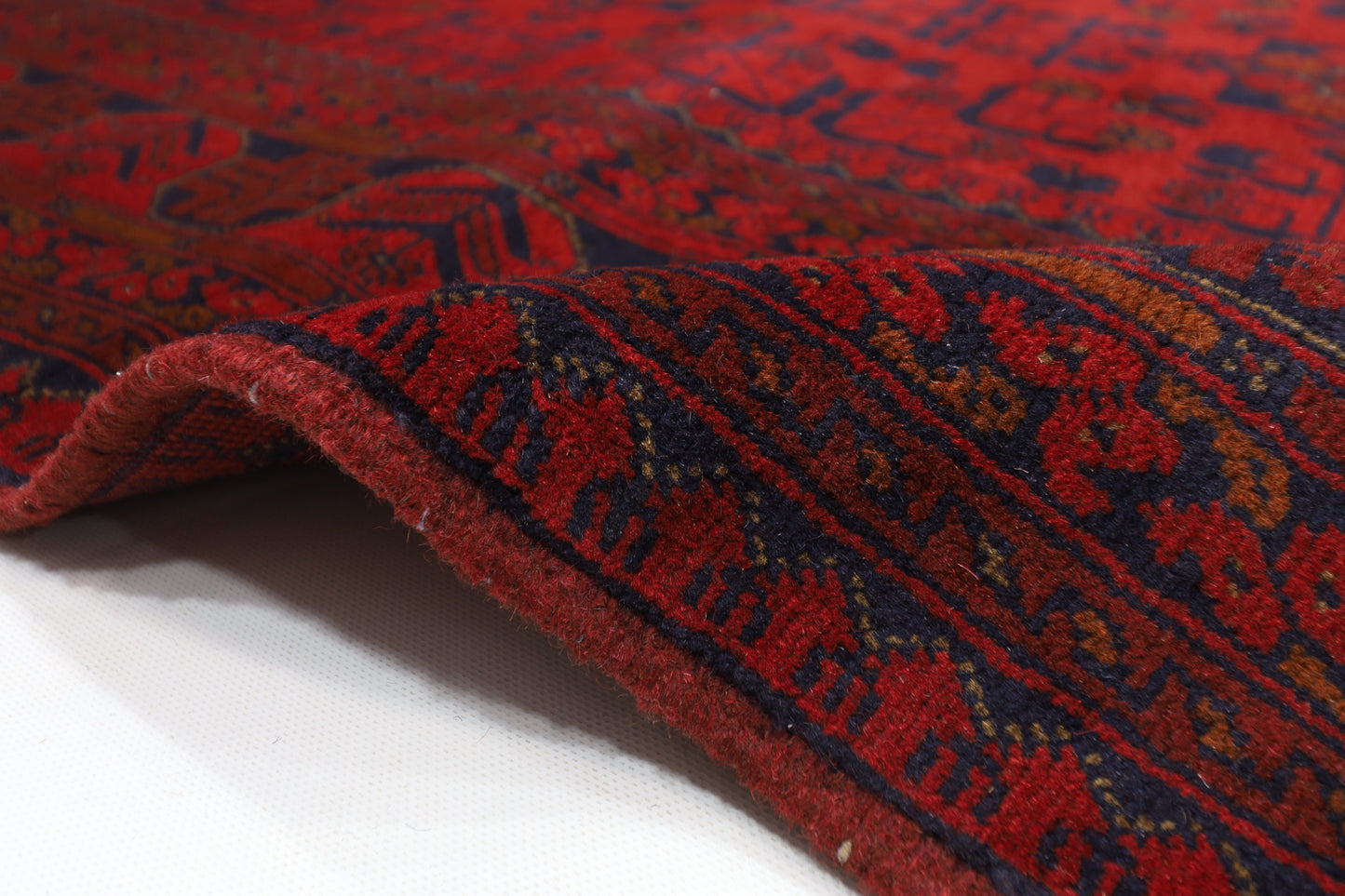 205 x 298 cm | Khal Mohammadi Afghan Tribal Hand Knotted Wool Carpet