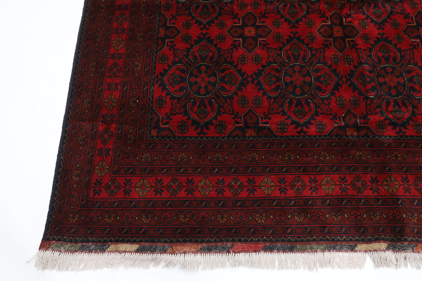 202 x 303 cm | Khal Mohammadi Afghan Tribal Hand Knotted Wool Carpet