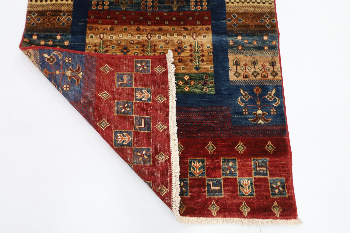 82 x 135 cm | Gabbeh Afghan Tribal Hand Knotted Carpet