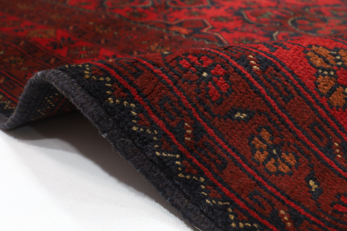 202 x 303 cm | Khal Mohammadi Afghan Tribal Hand Knotted Wool Carpet