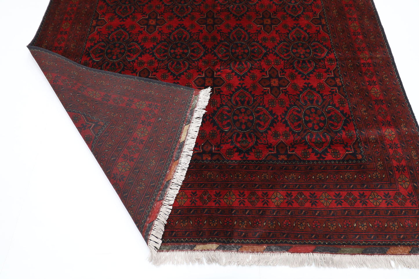 202 x 303 cm | Khal Mohammadi Afghan Tribal Hand Knotted Wool Carpet