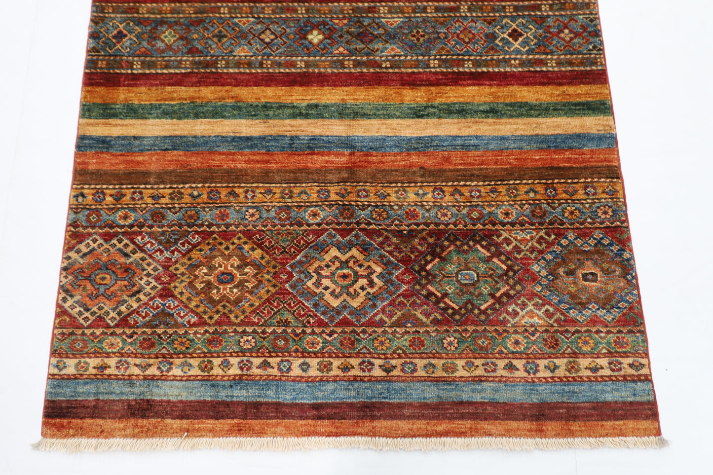 100 x 152 cm | Khorjun Afghan Tribal Hand Knotted Carpet